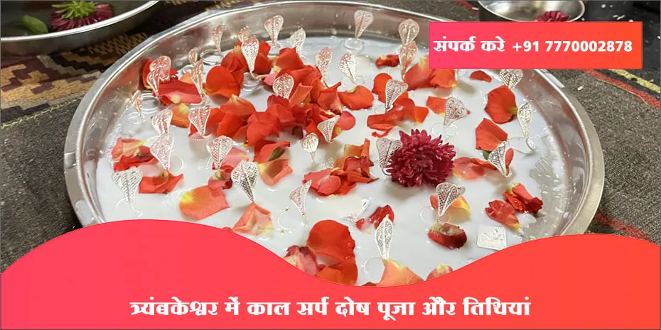 त्र्यंबकेश्वर में काल सर्प दोष पूजा और तिथियां